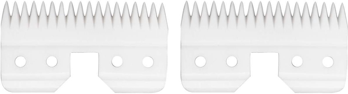 2 Pieces Replacement Blade for Fast Feed Hair Clippers, 18 Teeth Ceramic Moving Knife, for Pets/People, Compatible - ShopVlot