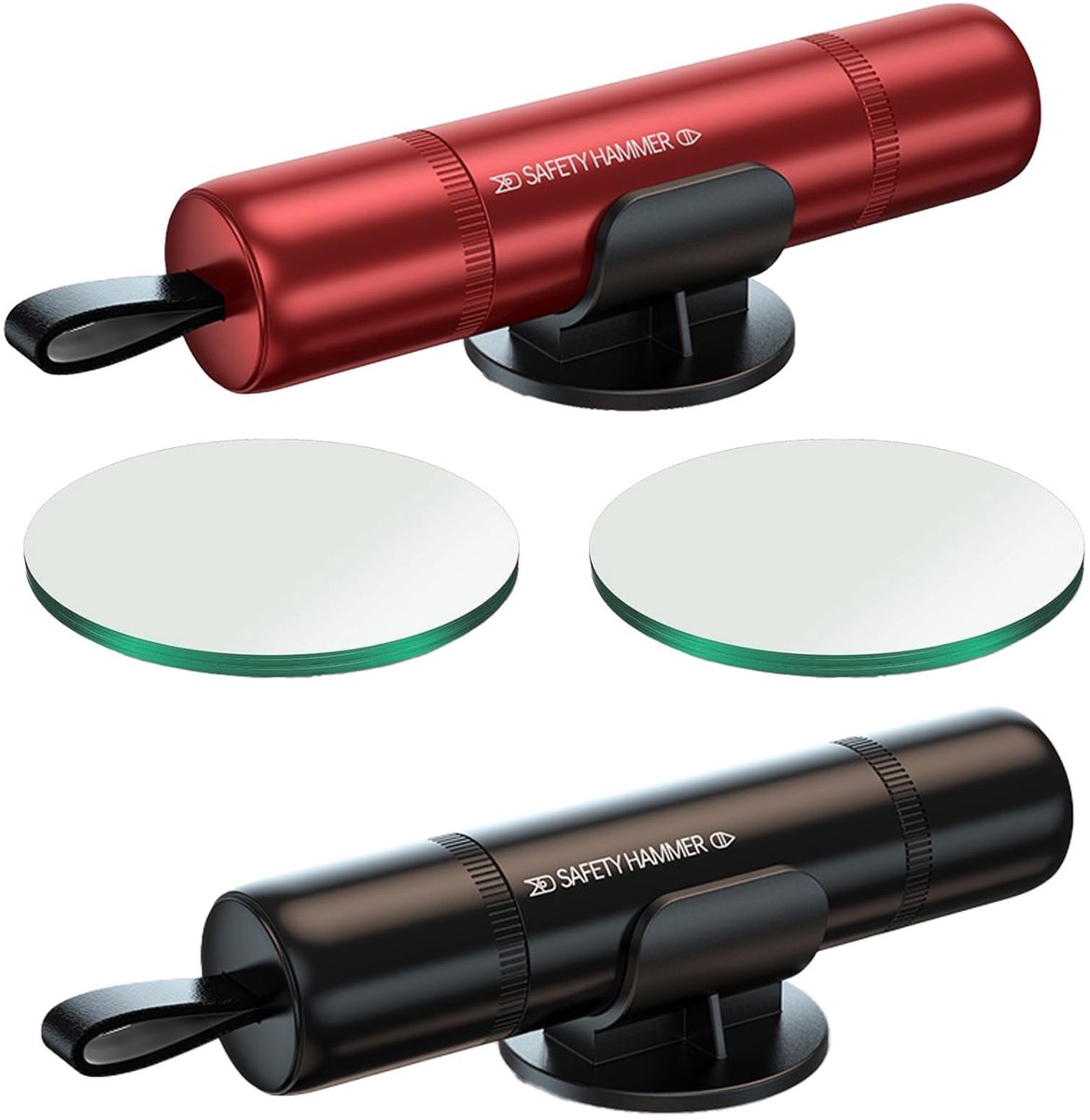 Solidchoice - 2-in-1 Noodhamer en Veiligheidsgordel Cutter voor Auto