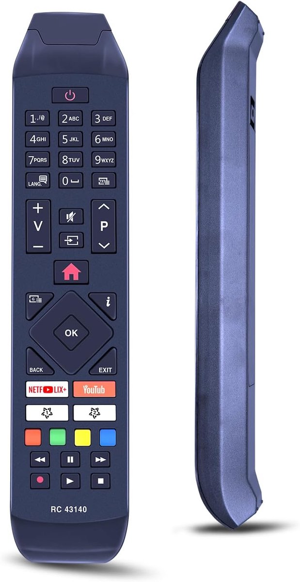 RC43140 Replacement Remote Control fit for Hitachi Smart LED TV 40HE4001 43HE4000 43HK6001 55HL9000G 55HL8000K - ShopVlot