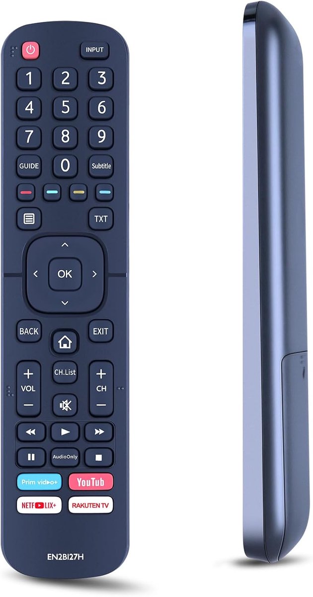 EN2BI27H vervangende afstandsbediening geschikt voor Hisense Smart TV 32AE5500F 40AE5500F H43B7100 H43B7500 H50B7300 - ShopVlot
