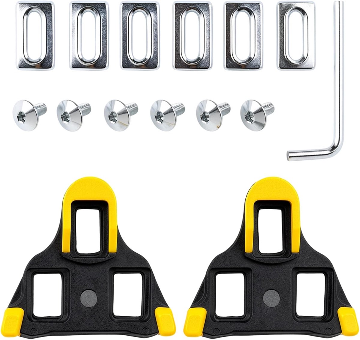 Cleats Vervangende noppen voor fietspedalen, compatibel met Cleats en Cleats, robuust, slijtvast, duurzaam, voor - ShopVlot