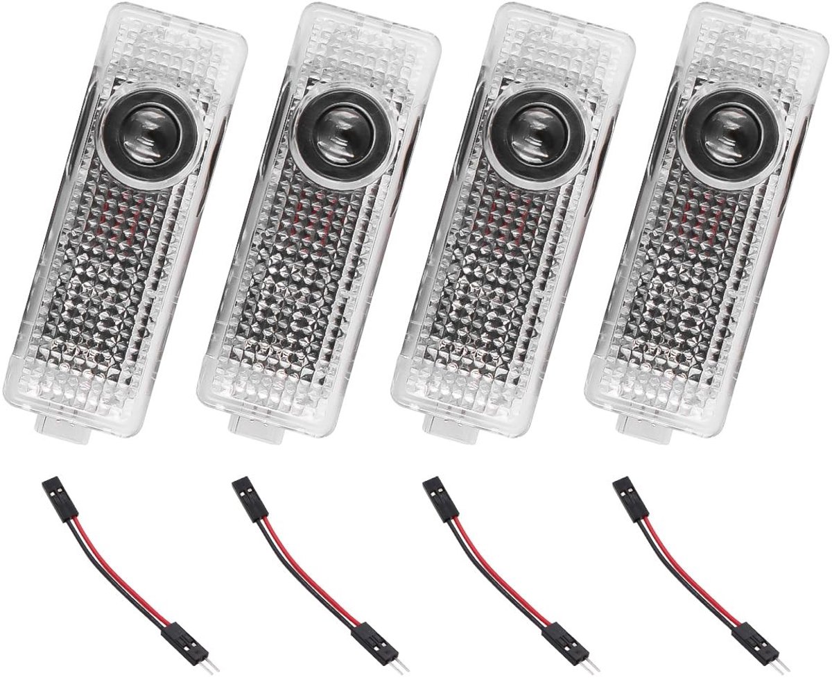 Solidchoice - Set van 4 LED Deurlampen voor Auto