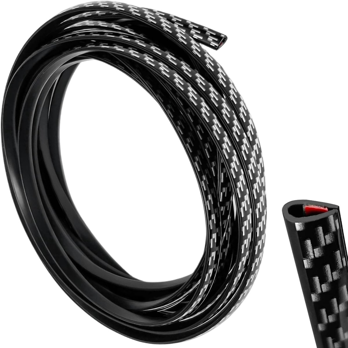 5 m EPDM Edge Protection Profile, Fittings Profile, Rubber Seal, Edge Protection, Self-Adhesive U-Shape, Rubber Edge - ShopVlot