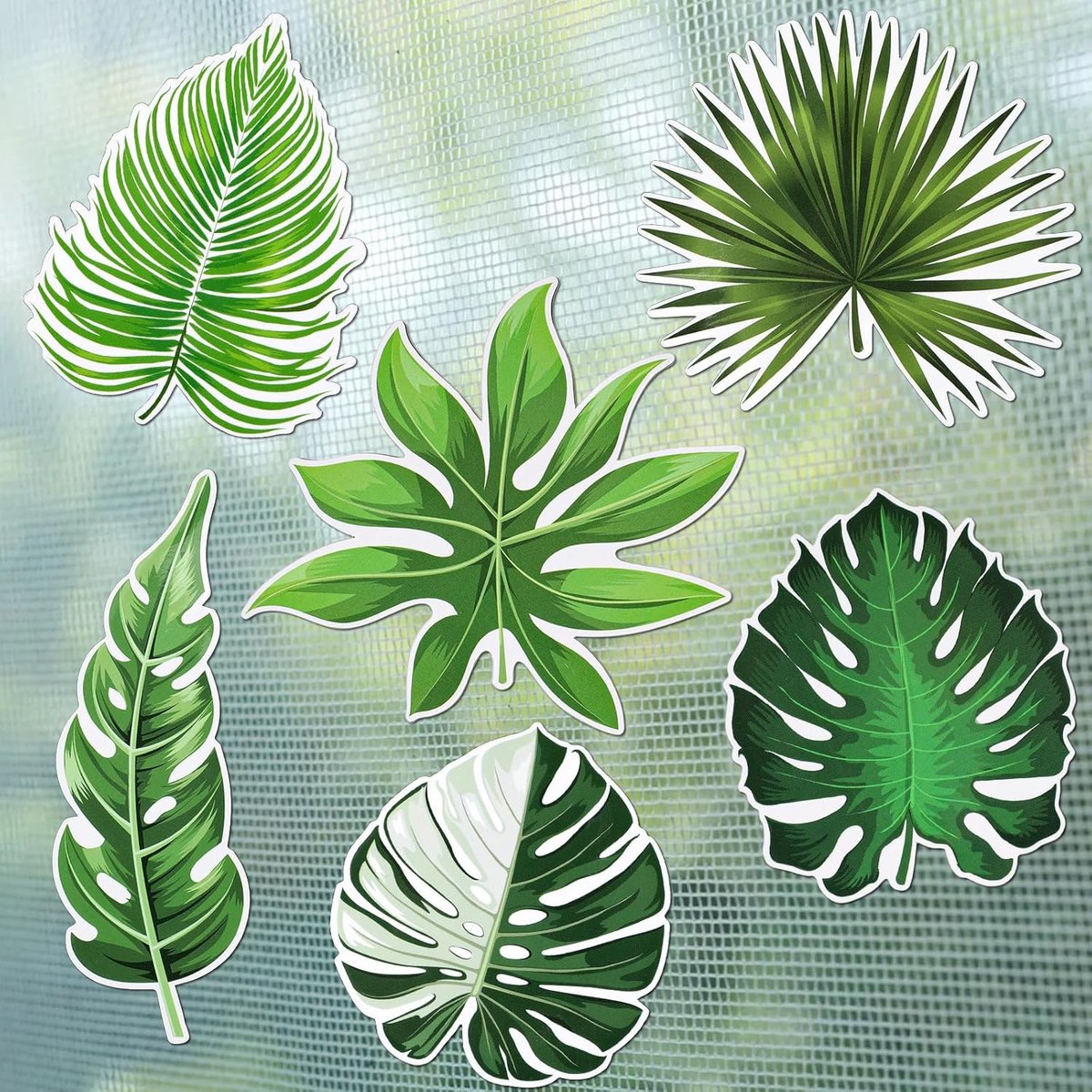 Decoratieve Magneet Screen Deur - Bladvorm - Dubbelzijdig - Bescherming voor Huisdieren en Kinderen - ShopVlot