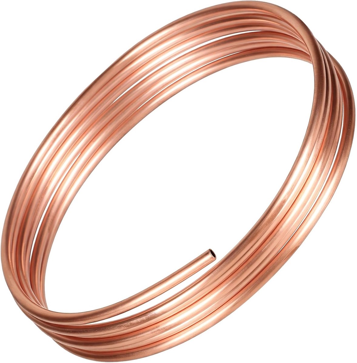 Koeltube 3 m - 5 mm x 4 mm - Koper zacht materiaal - Duurzaam voor koelingstechnologie - ShopVlot