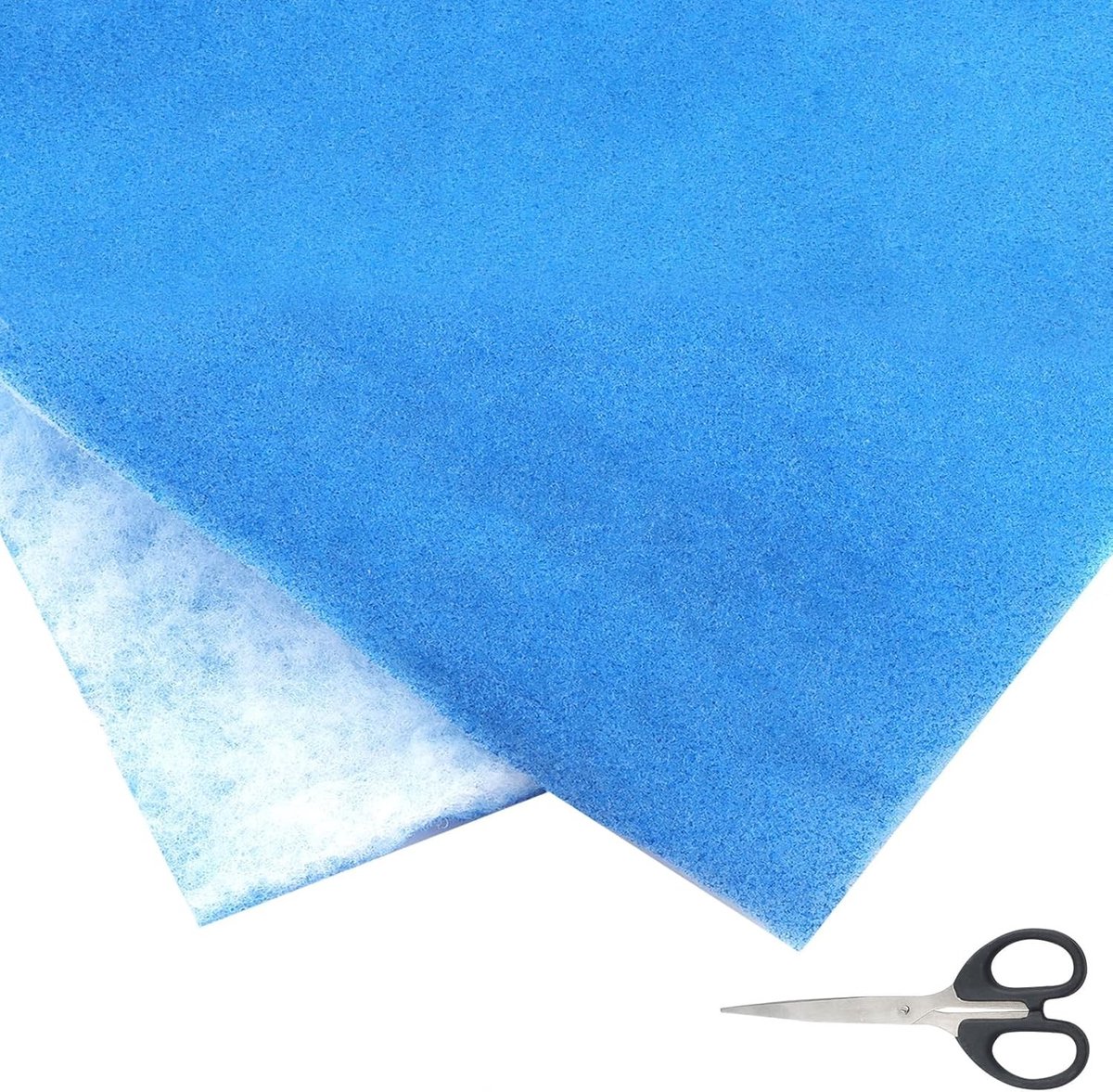 Filtermat - Blauw - 1 x 1 m - Polyesterfilter voor Ventilatiesystemen en Huishoudelijke Apparaten