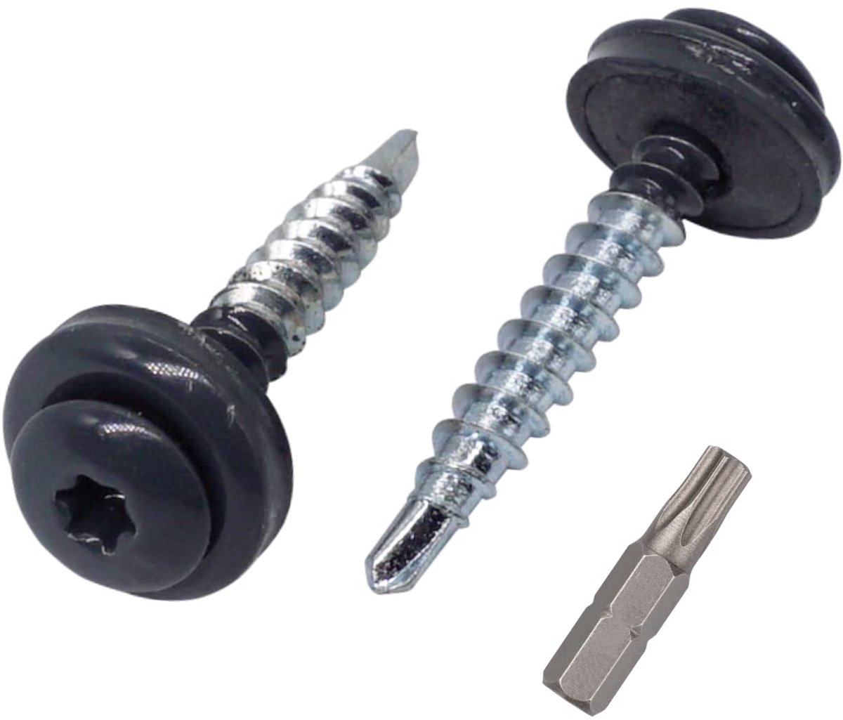 Metalen dakschroeven 0.5 x 35 mm - Torx met EPDM ringen - Geschikt voor plaatbevestiging - 250 stuks - ShopVlot
