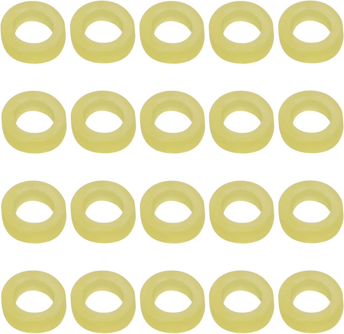 Bait Bands Rubber Pellet Ties - 4-8 mm - Gele rubberen visaasband - Verhoogt aantrekkingskracht van aas - ShopVlot