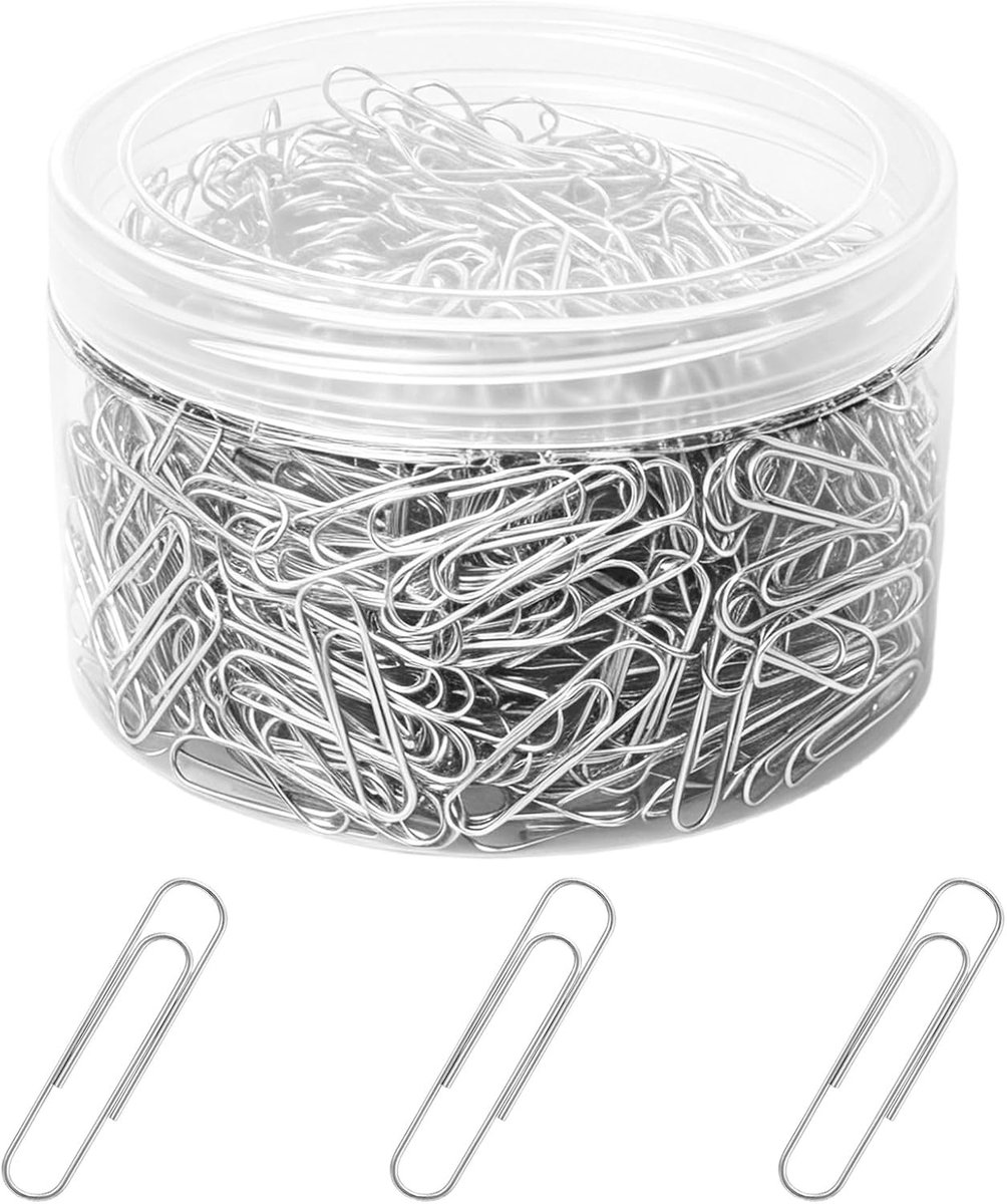 Grote Paperclips - Zilver - 29 mm - Roestvrij Metaal - Voor Documenten en Dossiers