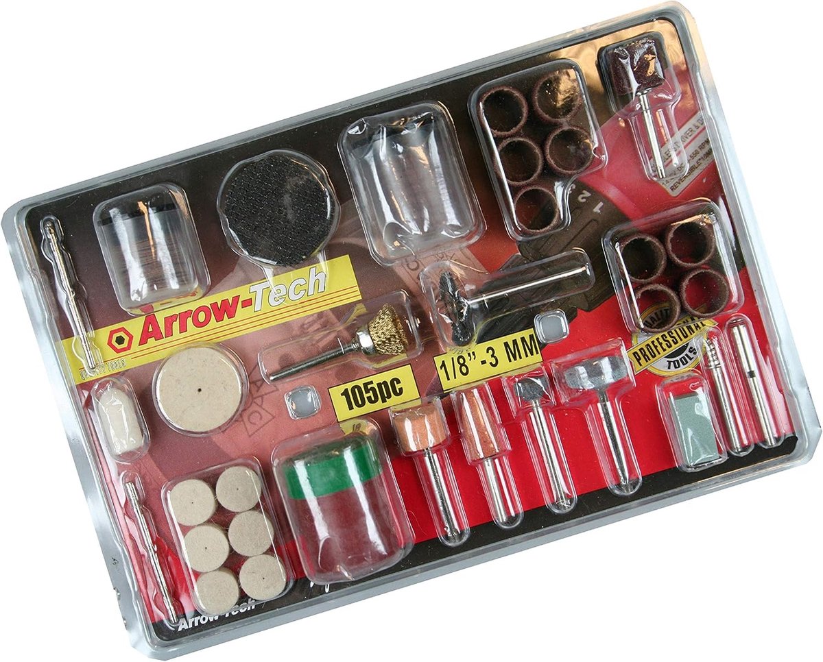 Schuurdisc set 105 stuks - voor multi-tools - diverse korrelgroottes - veelzijdig gebruik - ShopVlot