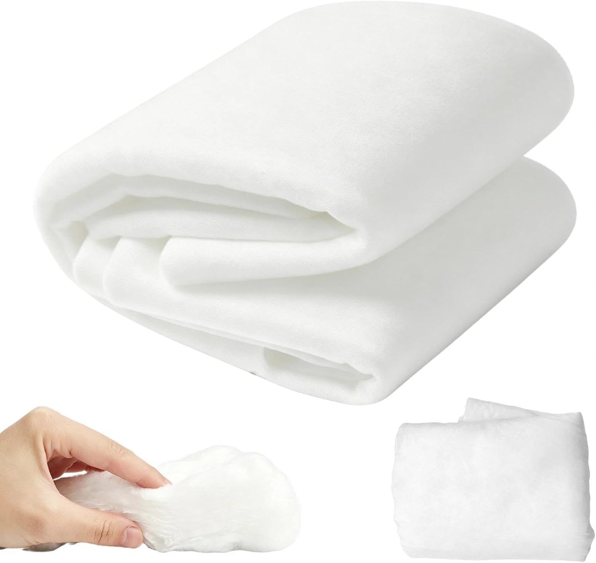 Vulwatten volumevlies 150 cm - 200 g/m² polyester - wasbaar en strijkbaar - perfect voor quiltprojecten - ShopVlot
