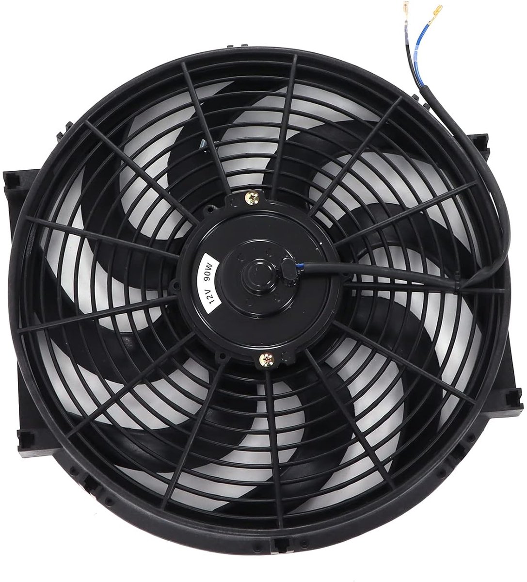 Radiator koelfan 14 inch - universeel 12V 90W - slank ontwerp - optimale koeling voor motorcompartiment - ShopVlot
