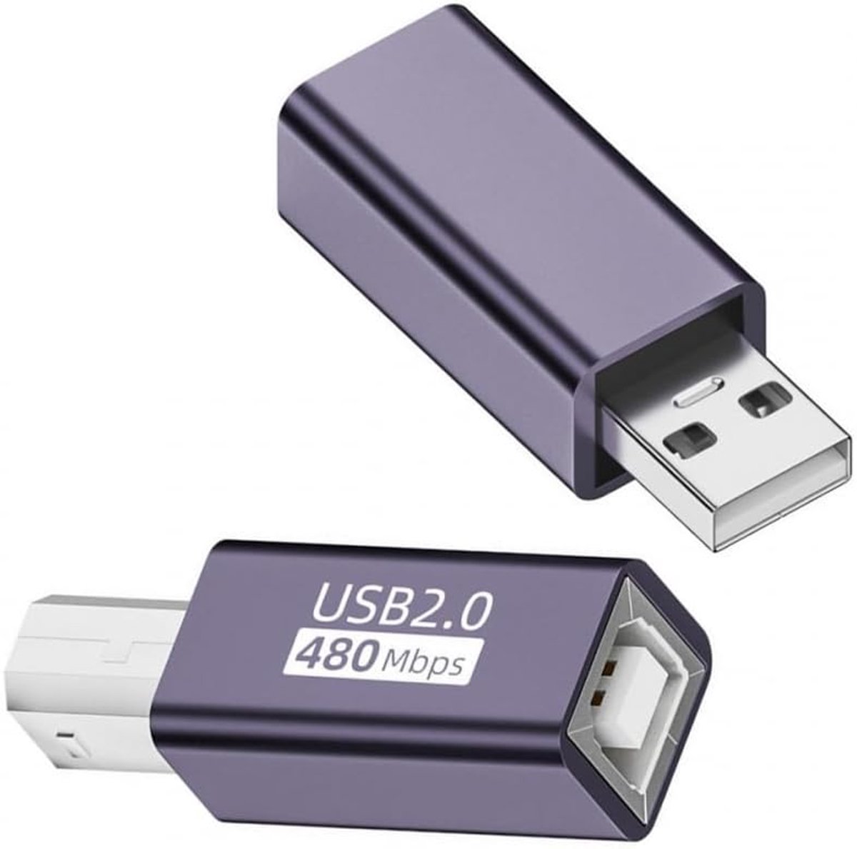 CY 2pcs/lot USB 2.0 B FEMPY TOY-A and Type B Type B Extension Adapter for Scanner Printer - ShopVlot