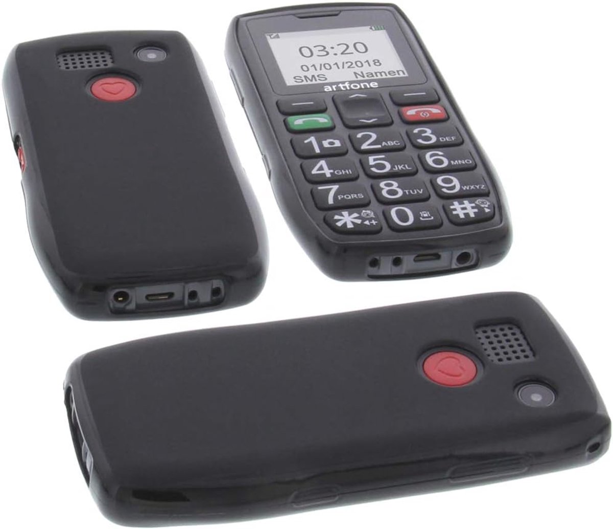 Case Compatible with Device Rubber TPU Protection Mobile Phone Case Black - ShopVlot