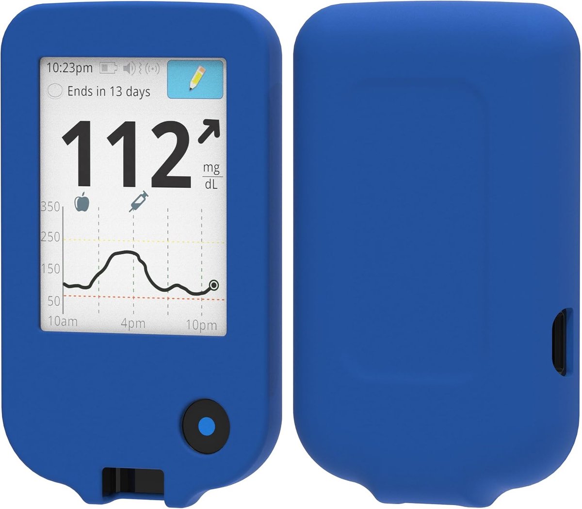 Case compatible with Abbott Freestyle Libre 3 Silicone Sleeve blue - ShopVlot