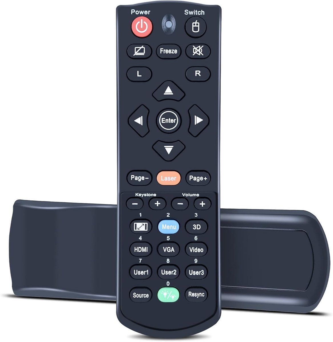 New replacement remote control suitable for Optoma projector X320UST X351 X402 X355 EH415E EH415ST EH416 EH416E EH504 - ShopVlot