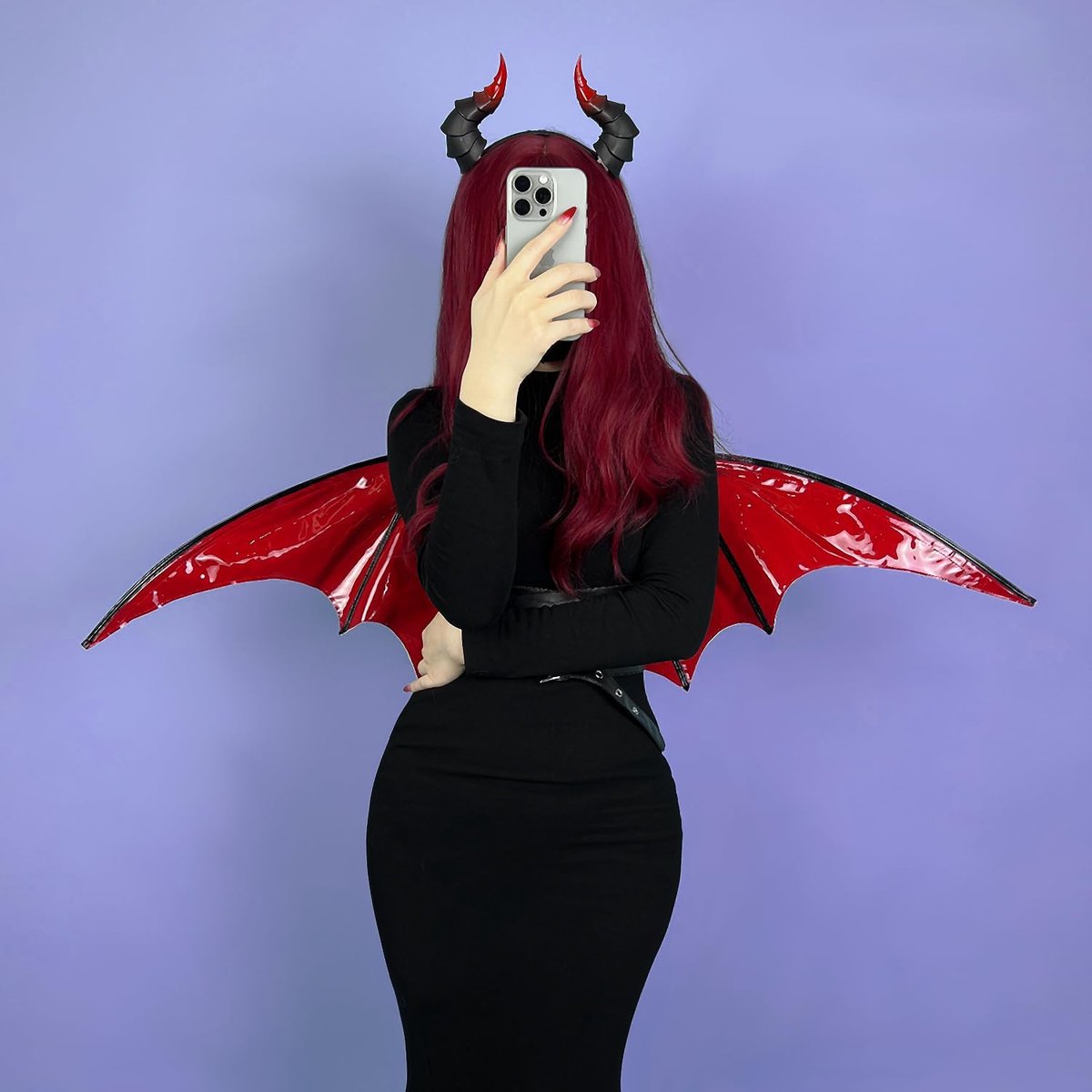 KORURACLUB Wings cosplay halloween bat wings Succubus wings clothing Accessories bat wings Devil wings - ShopVlot