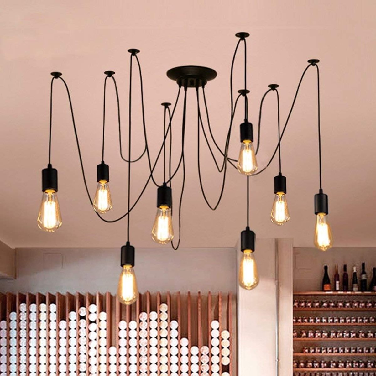 Chandelier Industrial Pendant Light Vintage Retro Spider Lamp Light - ShopVlot