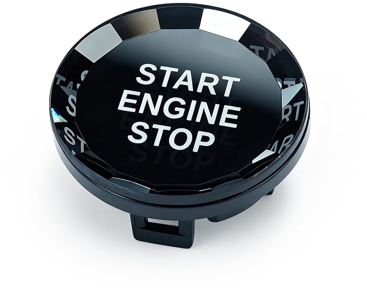 TTCR-II Compatibel met BMW start-stop-knop 2018-2024, Crystal Button BMW 1-serie F40/2 F44/3 G20 G21/8 G14 G15 G16/X5 - ShopVlot