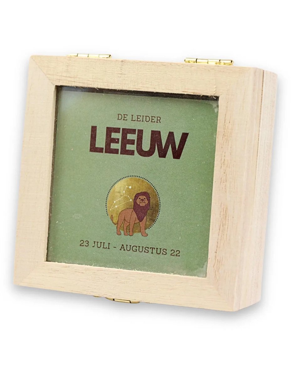Sterrenbeeld trommelsteen setje - LEEUW