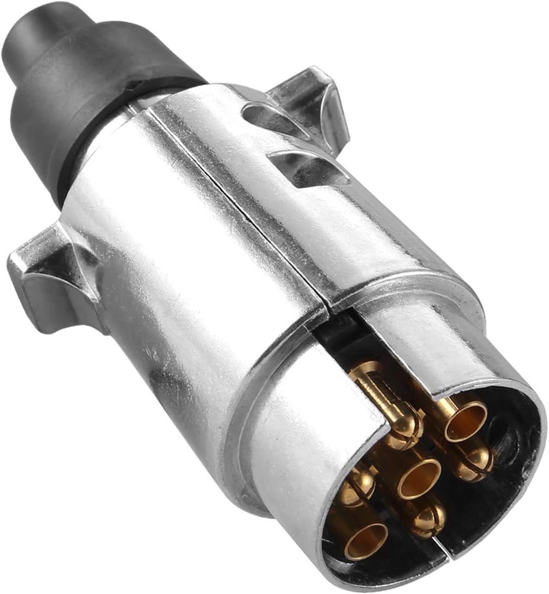 7pin Trailer Plug Metal 12V, 1 piece 7 Pin Trailer Plug Waterproof ISO1724, 7 Pin Trailer Adapter, 7 Pin Trailer - ShopVlot