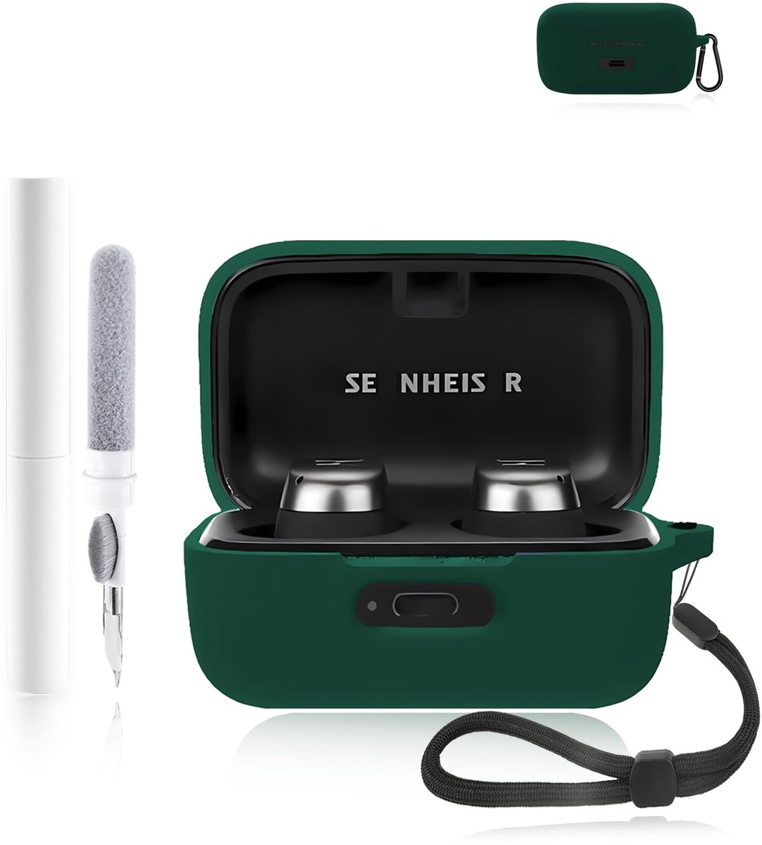 Solidchoice - Silicone Beschermhoes voor Sennheiser Momentum True Wireless 4 Oordopjes