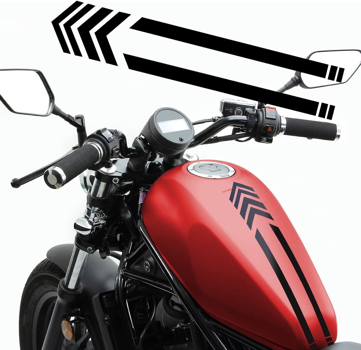 Solidchoice - Motor Tank Sticker, Sportieve Pijlen Decoratie voor Motoren