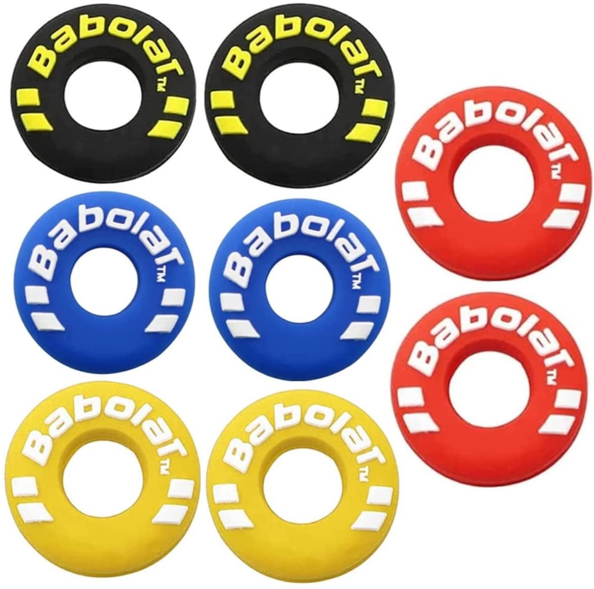 Solidchoice - Set van 8 Tennis Racket Dempers voor Vibration Absorptie
