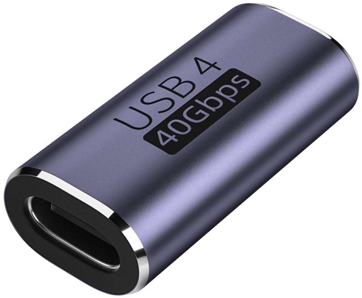 Solidchoice - USB C Female naar Female Adapter voor Snelle Gegevensoverdracht