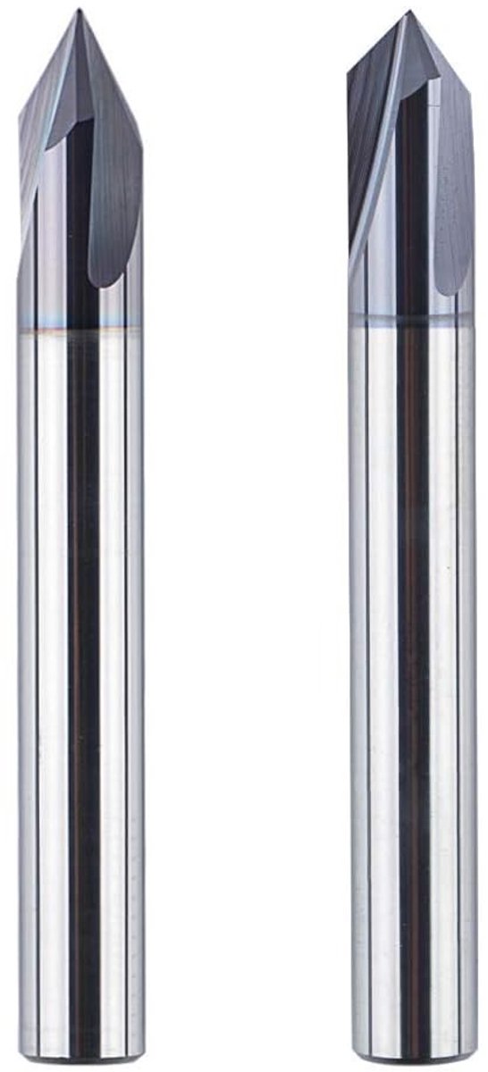 Solidchoice - V-groef Frees Cutter met TiAlN Coating 6 mm