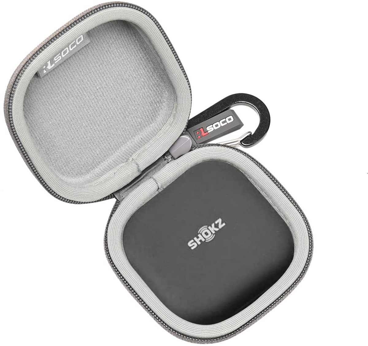 Solidchoice - Beschermhoes voor Open-Ear Hoofdtelefoon met Carabiner