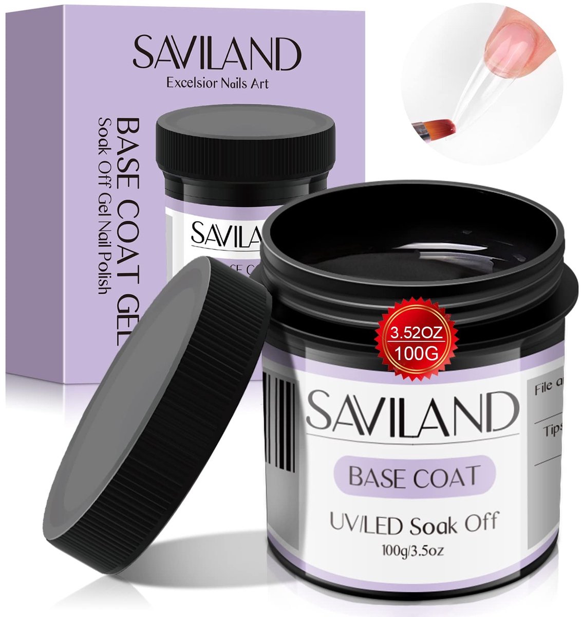 Solidchoice - Gel Top Coat voor Nagels, 100 g, UV Led