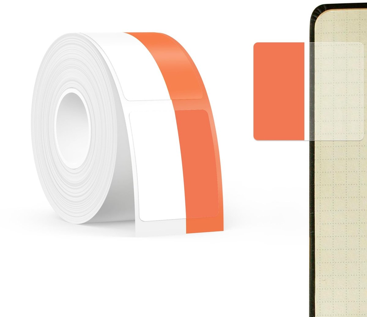 Solidchoice - Label Strap voor SUPVAN T50M Pro Labelprinter, 100 Stuks