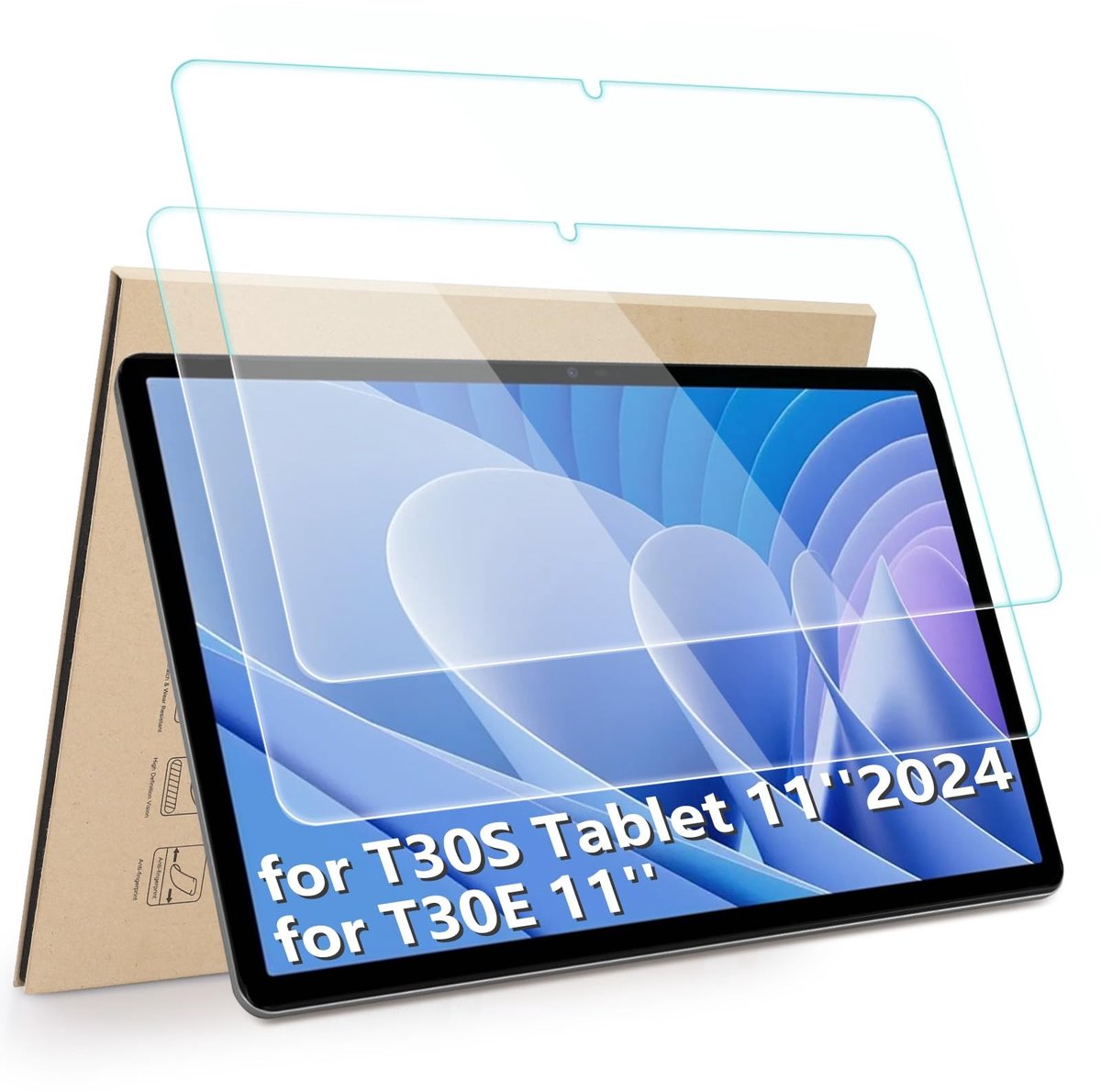 Solidchoice - 2-Pack Screen Protectors voor DOOGEE T30 Tablet