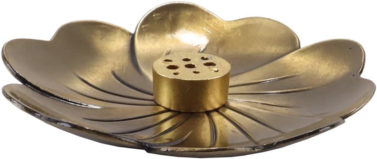 Wierookstokhouder met 9 gaten - metalen wierookhouder - roestvrij en duurzaam - perfect voor meditatie - ShopVlot