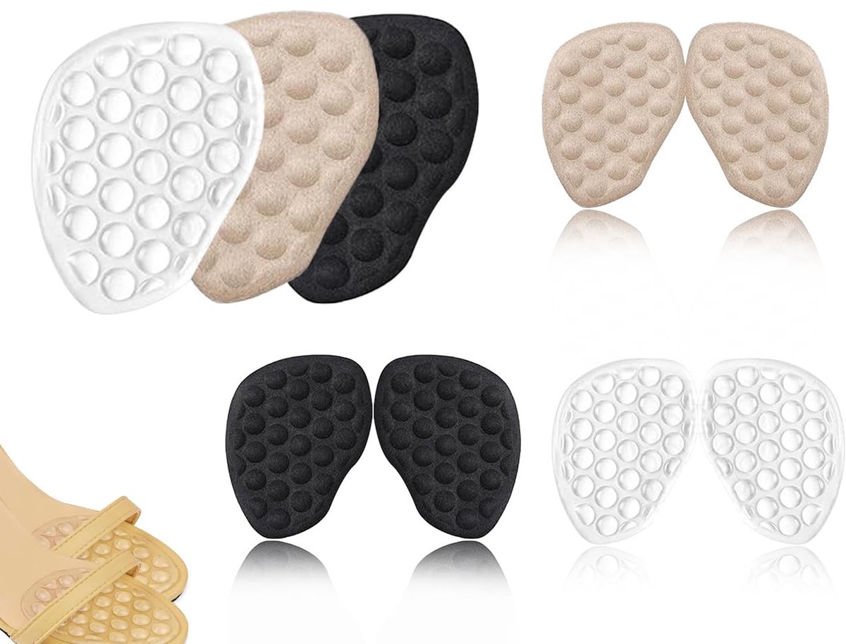 Solidchoice - Set van 3 Herbruikbare Silicone Voetkussens