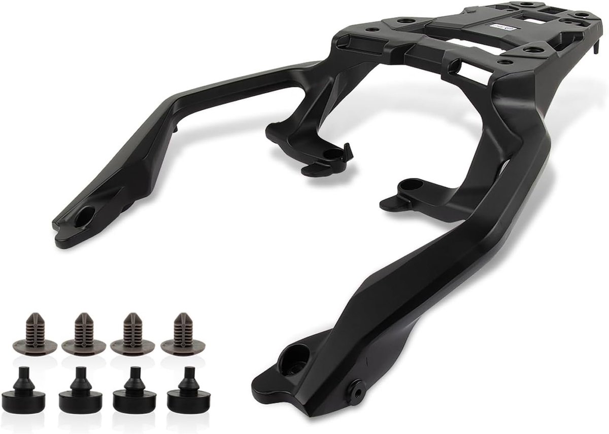 Bagagedrager Achter Carrier - Zwart - Hoogwaardige legering - Voor X-ADV 750 en Forza 750 - ShopVlot