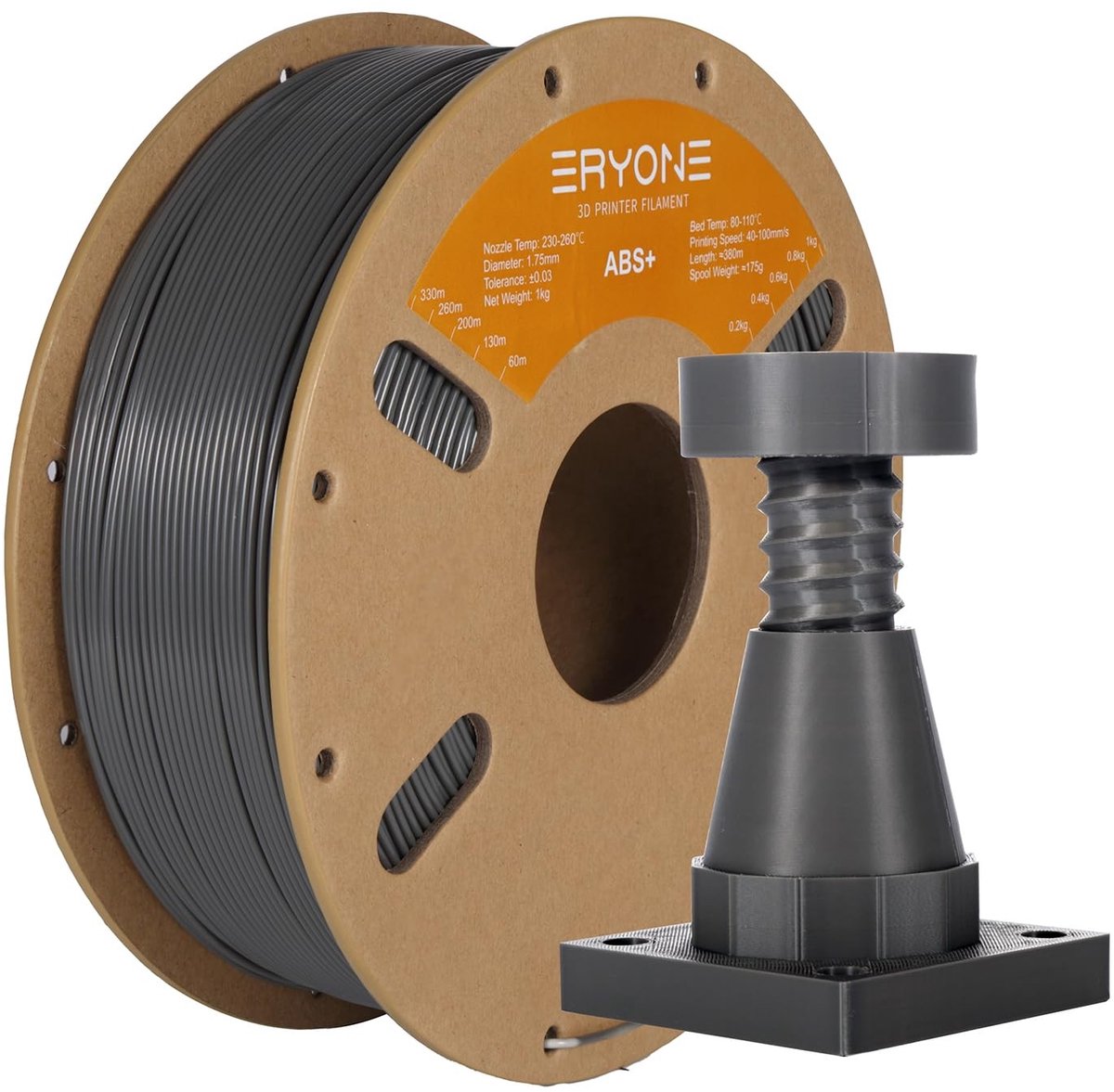 Solidchoice - ABS Plus 3D Printer Filament 1.75mm in Grijs