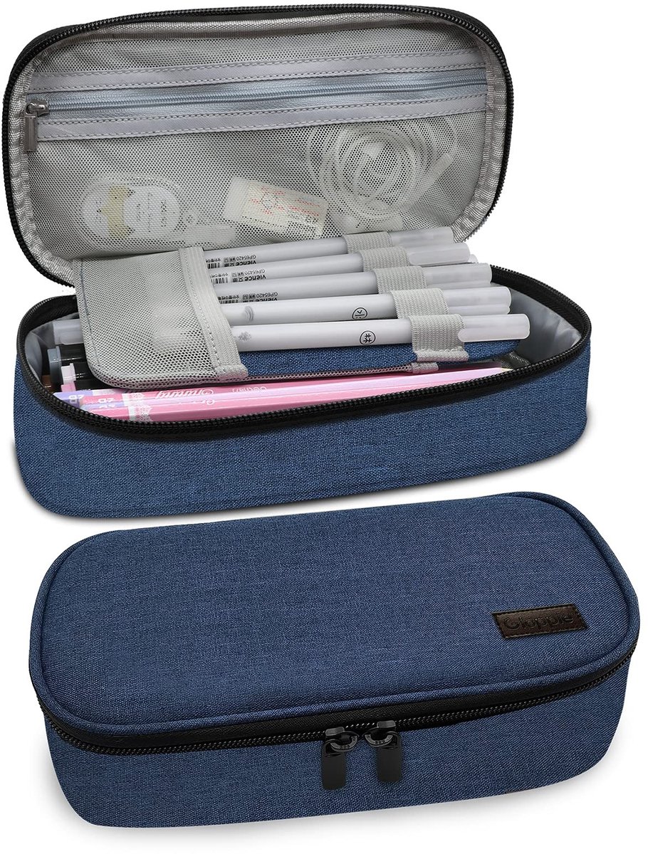 Solidchoice - Grote Pennenhouder voor Desk, Organiser voor Kleurpotloden en Markers