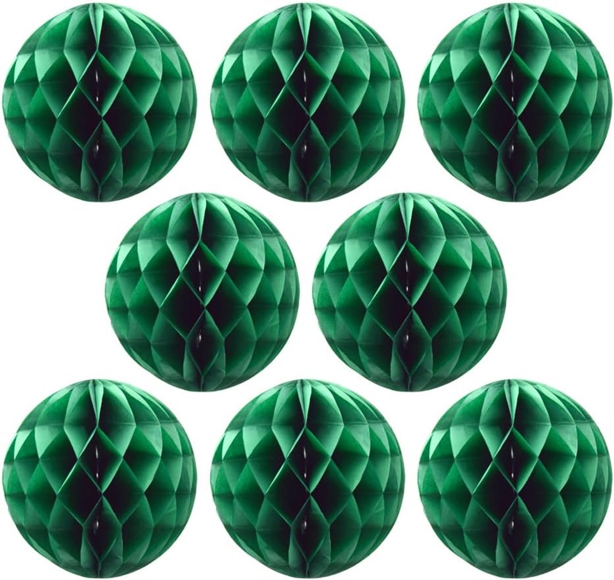 Ruidee 8 Pcs Paper Honeycomb Balls Tissue Paper Flower Balls Party Background Decoration for Weddings, Birthday - ShopVlot