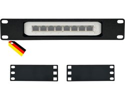 Rackmount houder voor UniFi Switch Lite USW-Lite-8-POE, zwart (19 inch / 19 inch) - ShopVlot