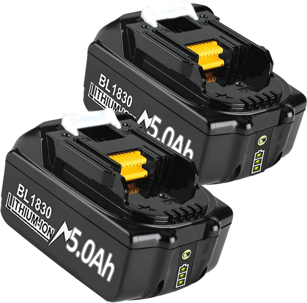 2 pieces 5000mAh replacement battery for Ma-Kita battery 18V - ShopVlot
