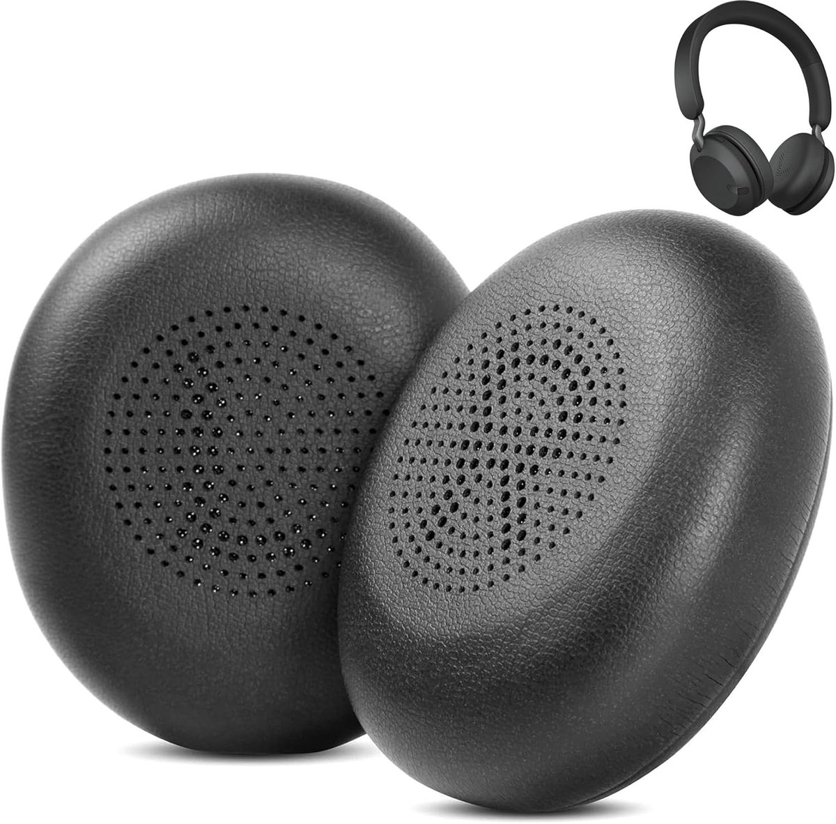 Professional Ear Pads Replacement Pad Compatible with Jabra Elite 45h Wireless On-Ear Headphones Earpads with - ShopVlot