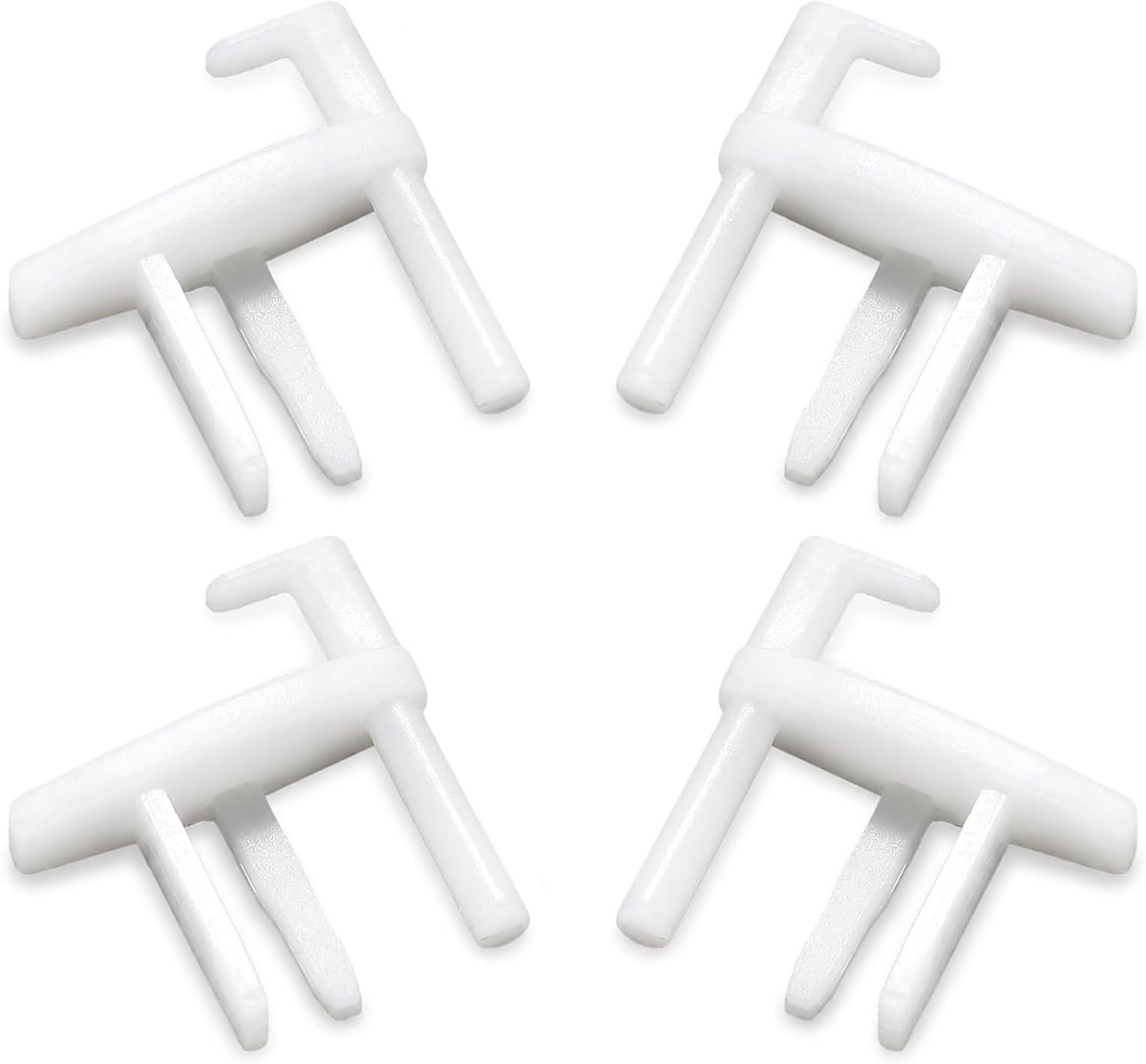 4 eindstukken voor caravans rastrollo, wit, compatibel met rolgordijn reserveonderdelen 2000 SP042019Z - ShopVlot