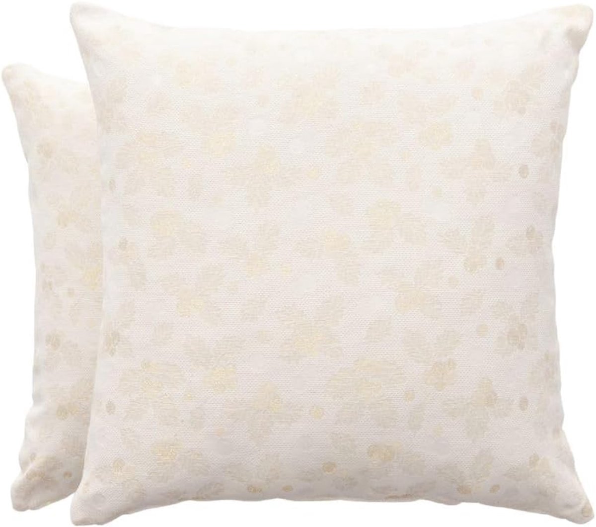 Kussenhoezen 45 x 45 cm - Jacquard Lurex Glinsterend - Kerstmotieven - Creëer een feestelijke sfeer - ShopVlot