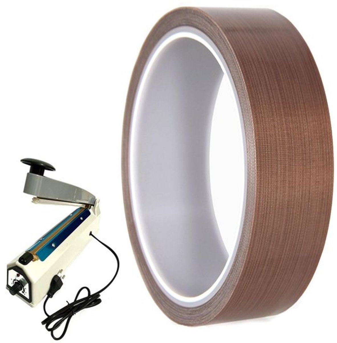 Teflon Tape 10m x 1cm - Hoge Temperatuur Bestendig PTFE Tape voor Vacuum Machines