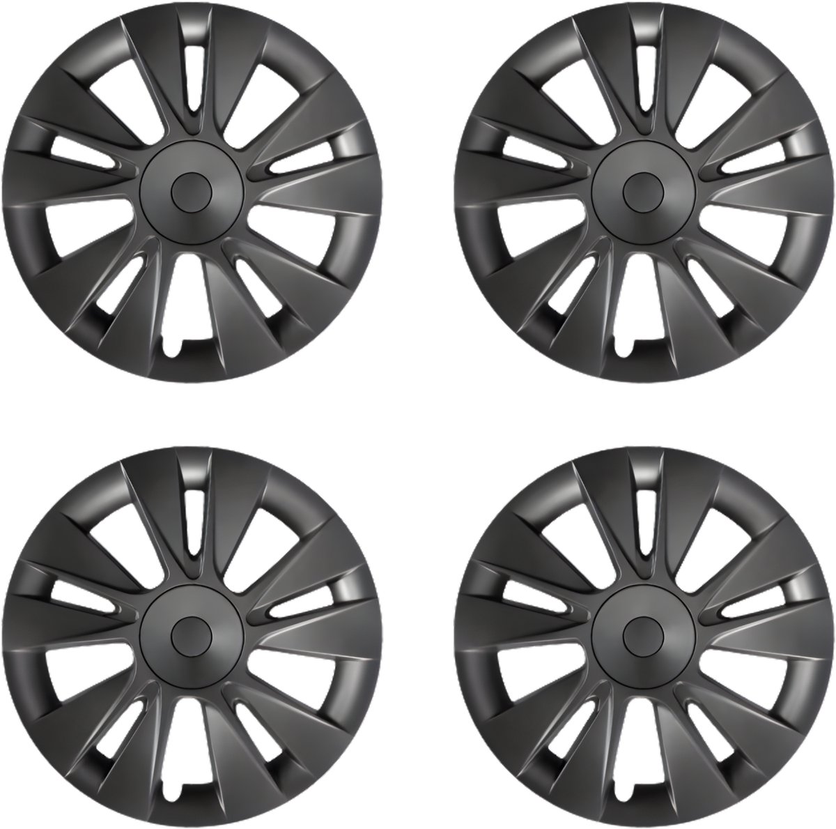Wieldoppen 18 Inch Set 4 Stuks - Velgen - Tesla Model 3 2017-2023 Performance Mes Stijl - Auto Accessoires