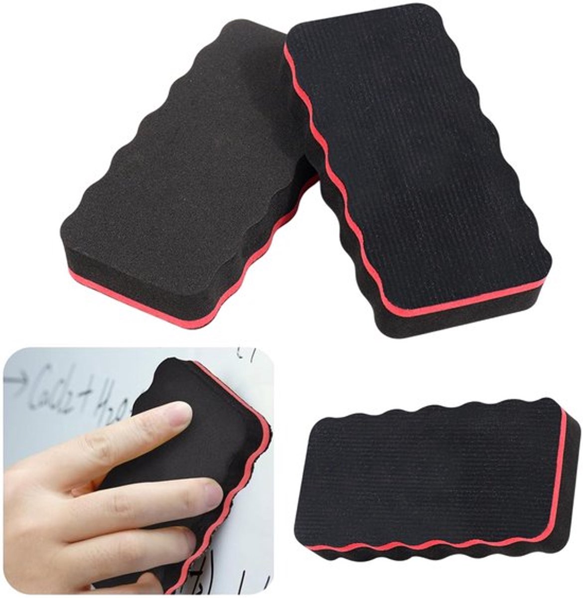 Bordspons Magnetisch - Microvezel - Whiteboardreiniger - Spons voor Magneetbord - Lichtgewicht - Handig Formaat - Whiteboardwisser