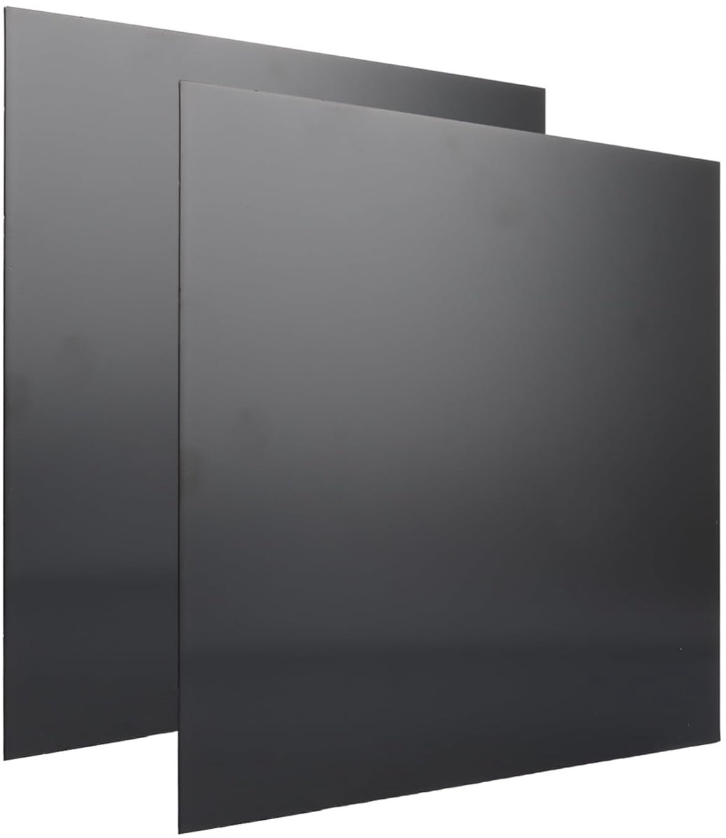 Aluminium platen 300 x 300 mm - zwart 1 mm - 5052 aluminium - ideaal voor DIY projecten - ShopVlot