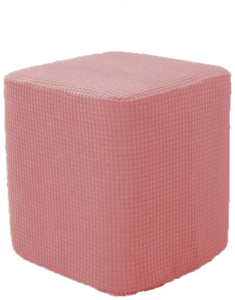 Antislip krukhoes vierkante stijl - Zachte stretch beschermhoes voor kruk met diameter 32 cm
